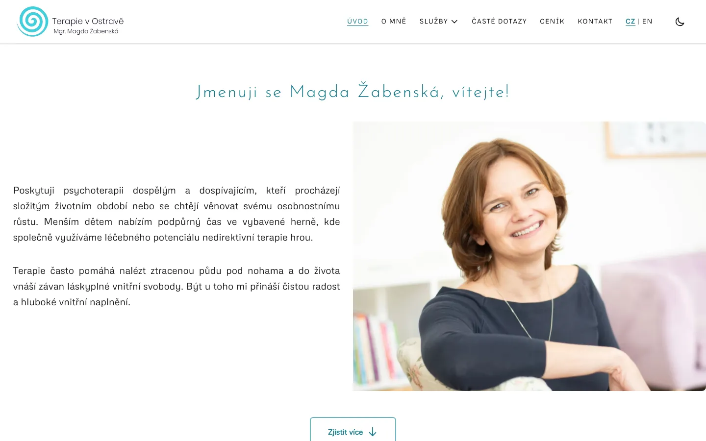 terapievostrave.cz — Gabinet psychoterapeutyczny, Ostrawa